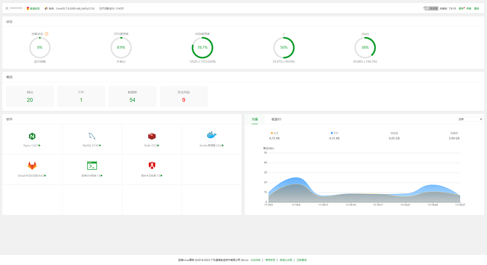 寶塔面板去除首頁推薦廣告方法